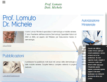 Tablet Screenshot of dermatologomichelelomuto.com